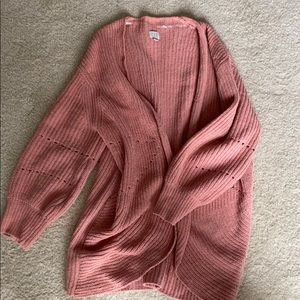 Pink Oversized Sweater